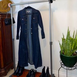 Paris Blues Originial long Jean Jacket *vintage*